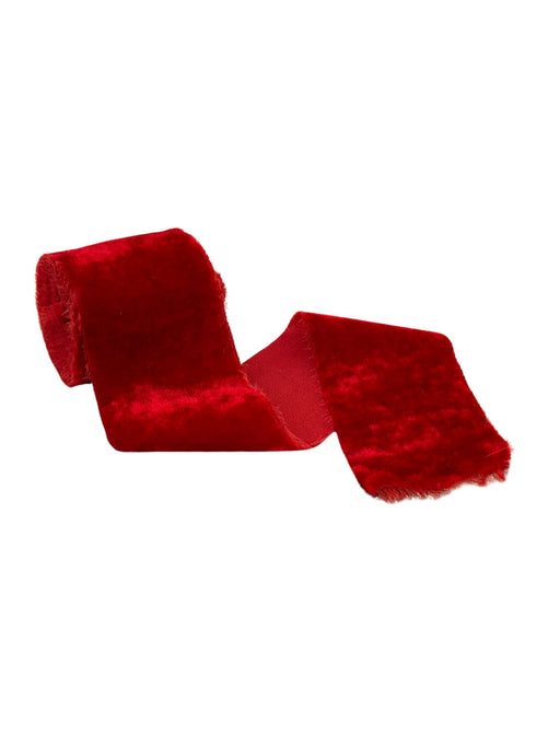 Red Velvet Ribbon for Crafts - 2" x 1 Yard, 3 Rolls