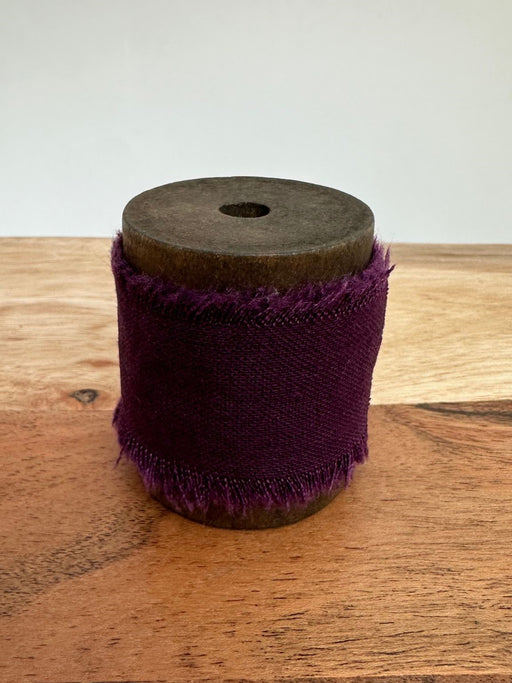 Purple Cotton Ribbon for Crafts - 1 1/2" x 5 Yards, 2 Rolls