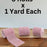 Pink Velvet Ribbon for Crafts - 2" x 1 Yard, 3 Rolls