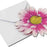 Pink 3-D Flower Pop Up Cards - 4" Wide, Set of 25