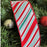 Red White Teal Green Candy Cane Ribbon - 2 1/2" x 10 Yards