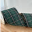 Green & Black Plaid Christmas Ribbon - 4" x 10 Yards