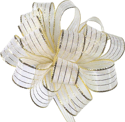 Metallic-Gold-Edge-Sheer-Christmas-Ribbon