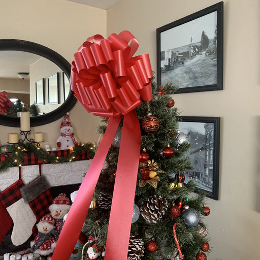 Big 12" Red Gift Bow -  Christmas Valentine's Party Decoration