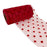 Red Polka Dot Tulle Decor - 6" x 25 Yards, Fabric Netting Ribbon