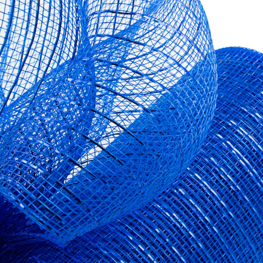 Metallic Royal Blue Deco Mesh - 10" x 10 Yards