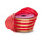 Red Gold Striped Satin Ribbon - 2 1/2" x 10 Yards