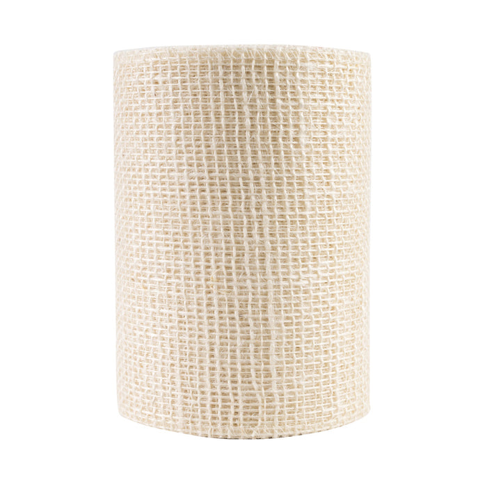 Beige Jute Burlap Fabric Ribbon - 6" x 10 Yards