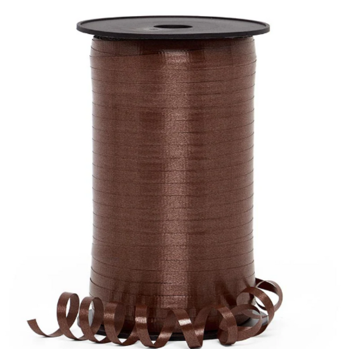 Brown-curling-ribbon