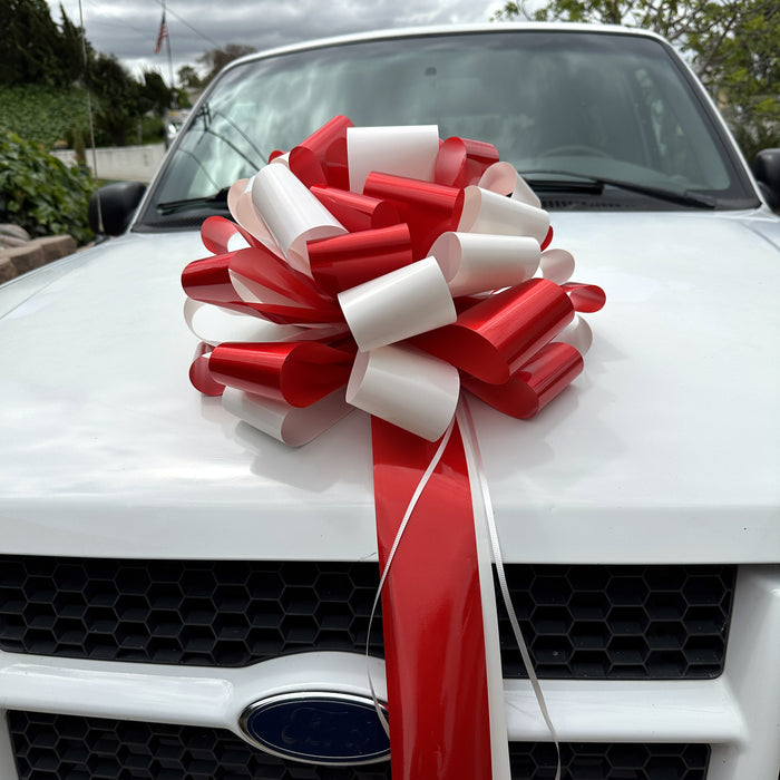 Car Bows, Large Gift Decorations, Mixed Colors -16"x32