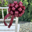 6 Burgundy Wedding 8" Pull Bows - Christmas Gift, Wreath Decorations, Fall Wedding