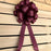 6 Burgundy Wedding 8" Pull Bows - Christmas Gift, Wreath Decorations, Fall Wedding