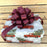 6 Burgundy Wedding 8" Pull Bows - Christmas Gift, Wreath Decorations, Fall Wedding