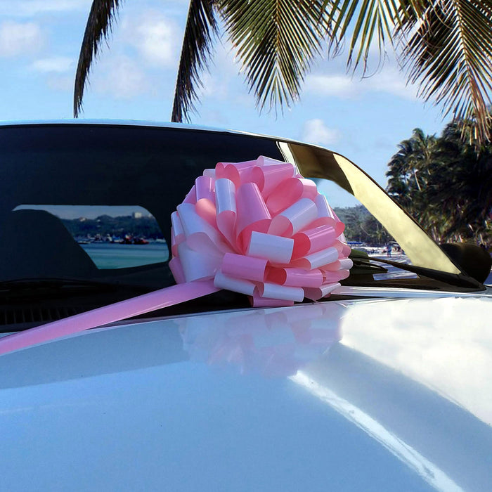 Car Bows, Large Gift Decorations, Mixed Colors -16"x32