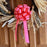 6 Coral 8" Pull Bows - Church Wedding Pew Decorations, Bridal Shower