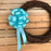 6 Pool Blue Aqua 8" Pull Bows - Beach Wedding Decorations, Easter Gift Baskets Décor