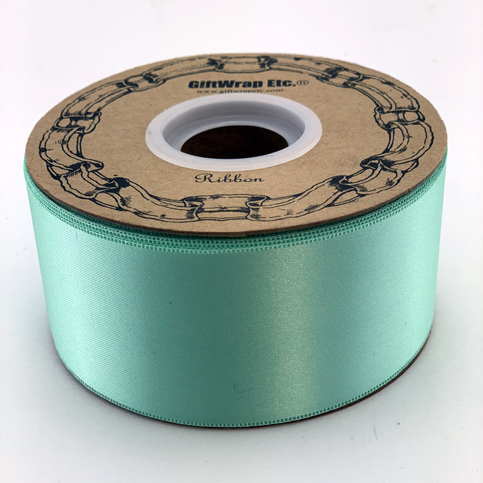 Mint Green Satin Fabric Ribbon - 2" x 50 Yards