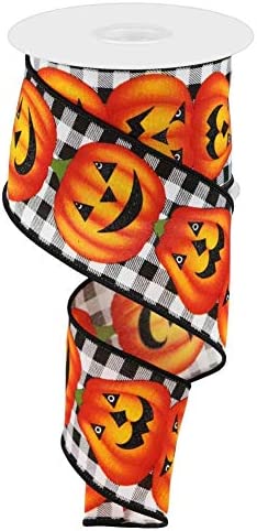 cute-jack-o-lantern-wired-edge-ribbon