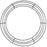 Metal Wire Door Wreath Frame - 12" Wide