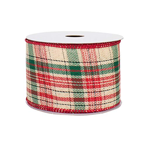 wired-edge-christmas-plaid-ribbon