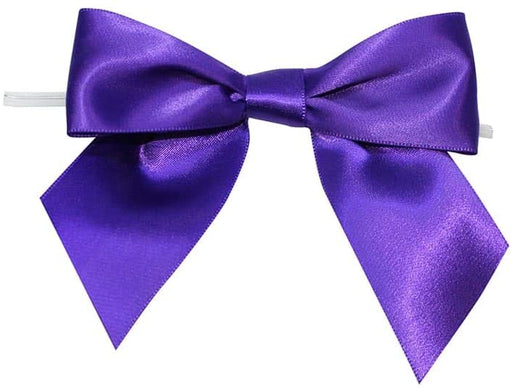 pre-tied-purple-satin-bows