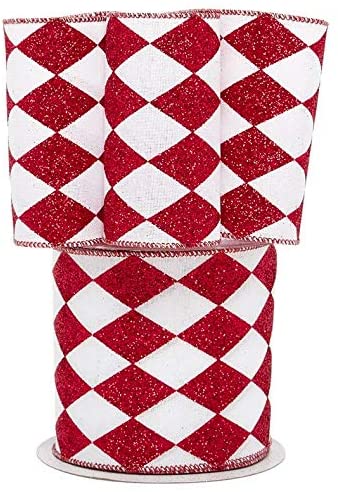 wired-edge-argyle-christmas-ribbon