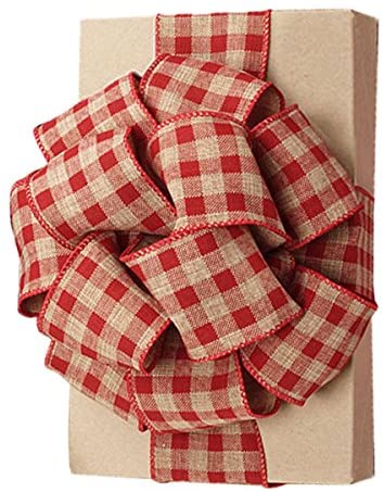 red-tan-gingham-ribbon