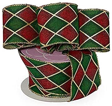 wired-edge-red-and-green-harlequin-diamonds-christmas-ribbon