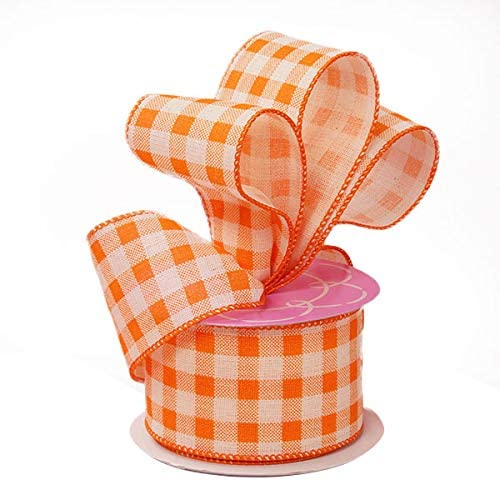 wired-edge-orange-gingham-wired-edge-ribbon