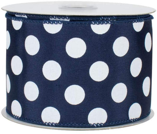 navy-blue-ribbon-with-white-polka-dots