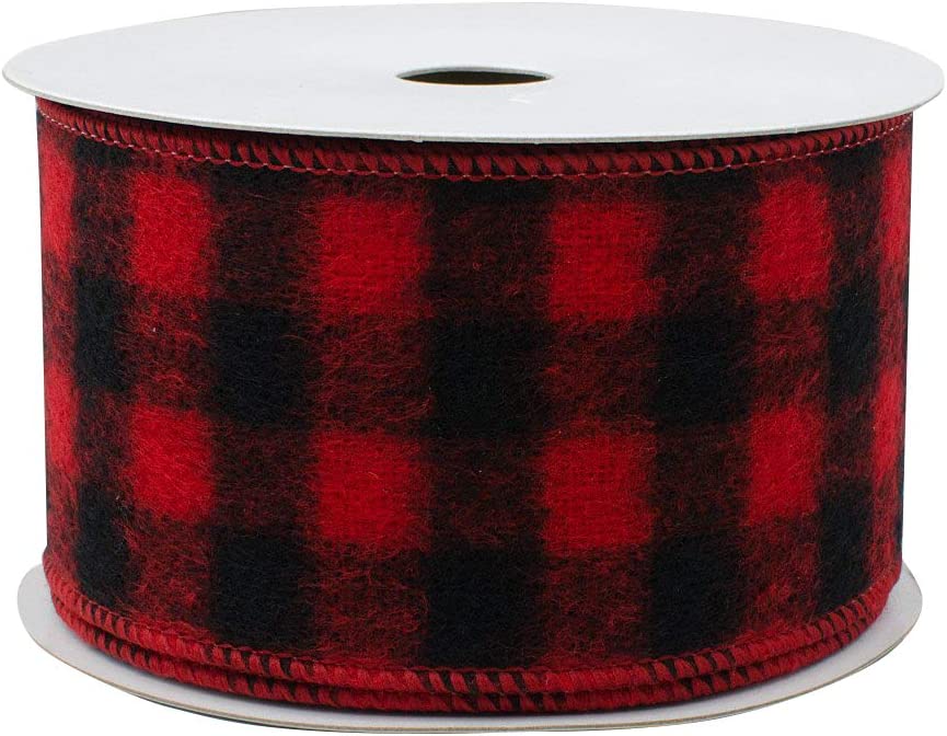 fleece-buffalo-plaid-wired-ribbon