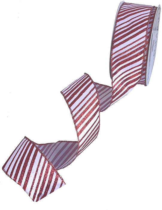 Candy Cane Christmas Tree Ribbon - 2 1/2" x 50 Yards