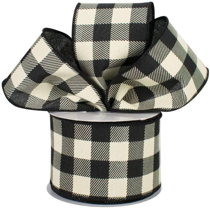 vintage-christmas-plaid-wired-ribbon