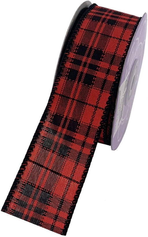 wired-edge-plaid-ribbon