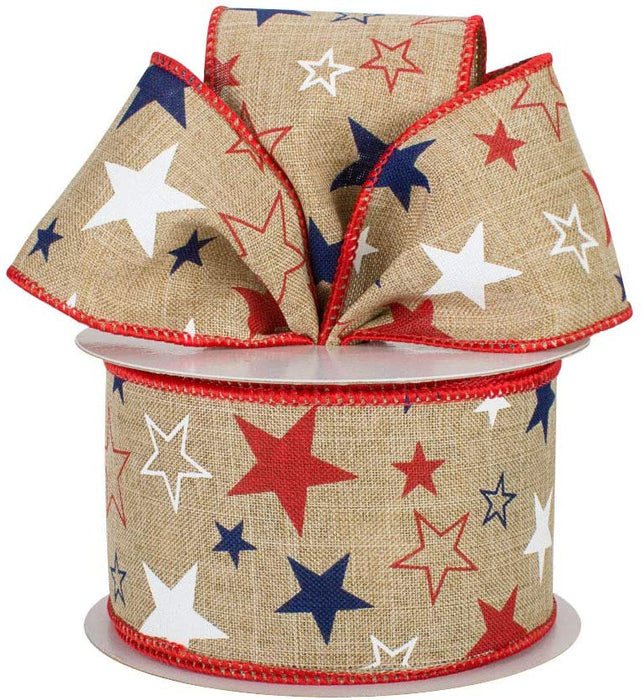 burlap-ribbon-red-white-blue-stars