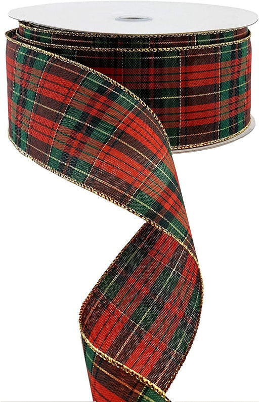 christmas-plaid-ribbon