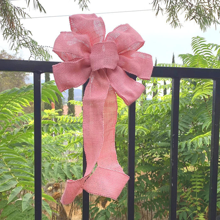 pink-burlap-bow