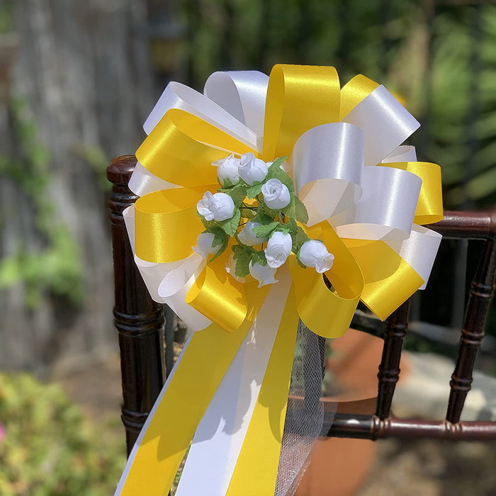 spring-wedding-reception-bows