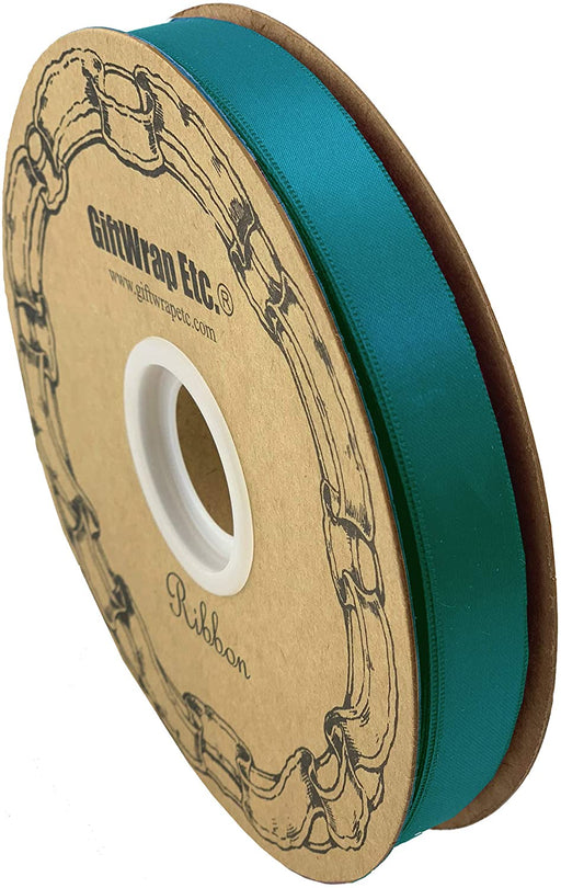 teal-satin-christmas-ribbon