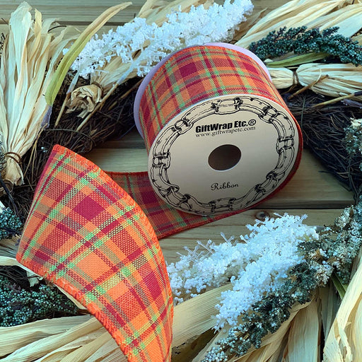 fall-plaid-ribbon