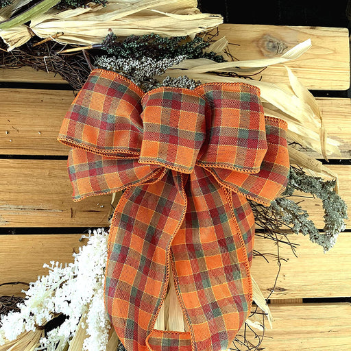 halloween-plaid-christmas-ribbon