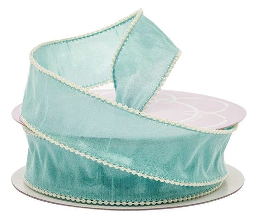 pearl-edge-aqua-dupioni-wired-ribbon