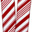 Candy Cane Wired Christmas Ribbon - 2 1/2" x 10 Yards, Red White Peppermint