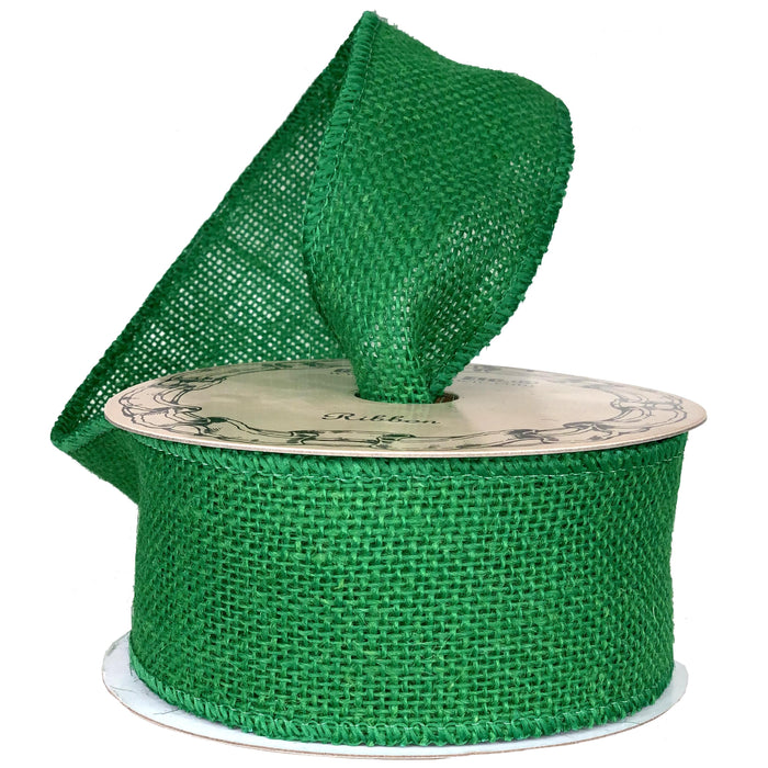 wired-edge-emerald-green-burlap-ribbon