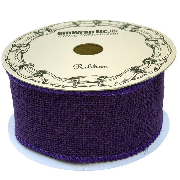 rustic-purple-burlap-ribbon