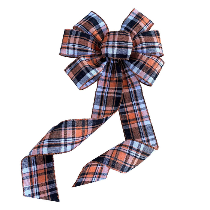 Halloween-tartan-bow