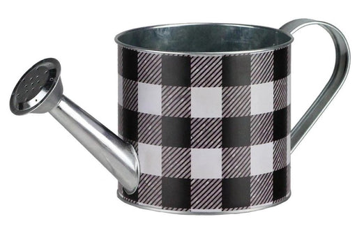 black-and-white-metal-watering-can