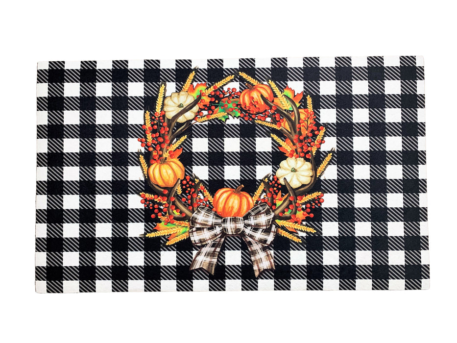 buffalo-plaid-fall-wreath-door-mat