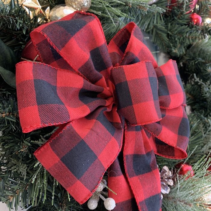 decorative-plaid-ribbon