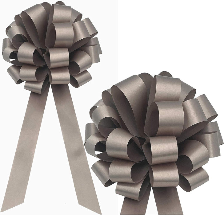 Wedding Pew or Gift Wrapping Pull Bows - 8" Wide, Set of 6